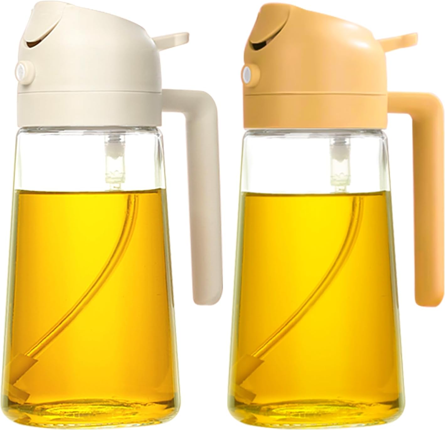 Oil Sprayer, Oil Dispenser Bottle, Glass Oil Bottle, Oil Spray Bottle, Food-grade Oil Mister for Air Fryer, Salad, Frying, BBQ -17oz/500ml (2 in 1) Oil Sprayer, Oil Dispenser Bottle, Glass Oil Bottle, Oil Spray Bottle, Food-grade Oil Mister for Air Fryer, Salad, Frying, BBQ -17oz/500ml (2 in 1)